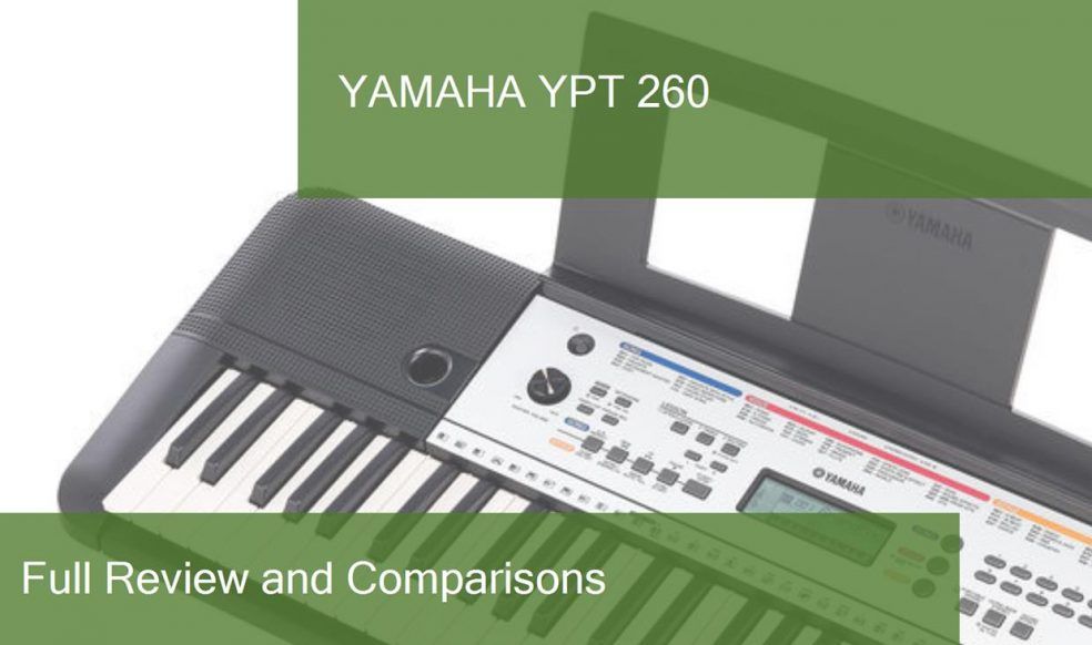 middle-yamaha-ypt-260-preview-verde-blanco-ampliada Digital Piano Yamaha YPT 260 Full Review. Is it a good one?