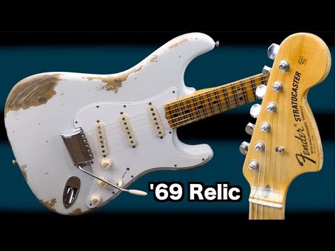 My First Custom Shop Stratocaster | 2018 Fender 1969 Strat Heavy Relic Olympic White | Review + Demo