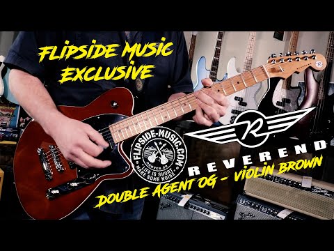 Flipside Music Exclusive - Reverend Double Agent OG - Violin Brown - Demo/Playthrough