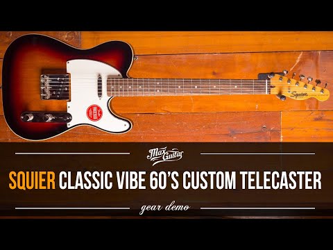 This Squier is FANTASTIC! The Squier Classic Vibe 60&#039;s Custom Telecaster. Double bound goodness!