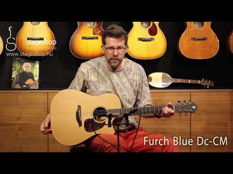 Furch Blue Dc-CM acoustic guitar demo in Stageshop