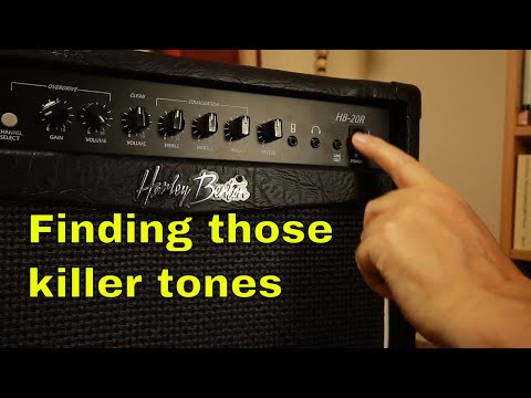 Harley Benton HB-20R Amp Demo How to Use an Amp to Find Your Sound