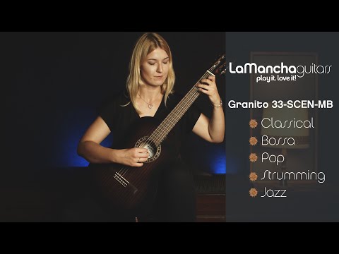 Perfect slim body stage guitar | Granito 33-SCEN-MB