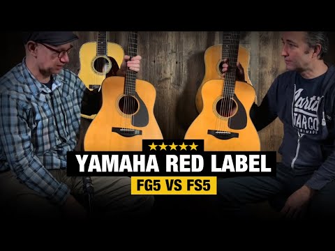 Yamaha Red Label Guitars - FG5 vs FS5 Comparison