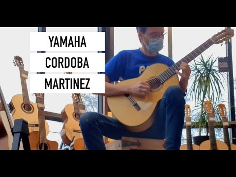 YAMAHA vs MARTINEZ vs CORDOBA NYLON CLASSICAL FLAMENCO KONZERTGITARRE GUITAR