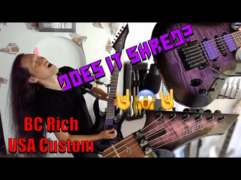 Does it Shred? BC Rich USA Custom Guitar Review &amp; DEMO by Herman Li (DragonForce)