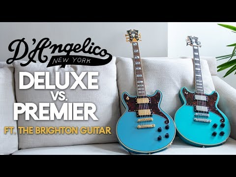 D&#039;Angelico Deluxe vs. Premier Brighton Guitar [Brighton Solidbody Guitar Demo &amp; Review]