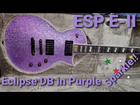 ESP E-II EC-DB - Purple Sparkle, Eclipse model. Incredible!