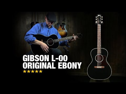 Gibson L-00 Original Ebony - Classic Tone &amp; Feel!