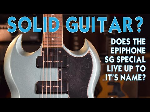 Epiphone SG Special inspired by Gibson - Faded Pelham Blue P90 Guitar Review