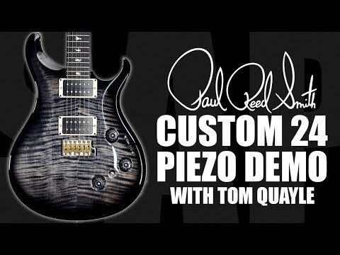 PRS Custom 24 Piezo Electric Guitar Demo with Tom Quayle