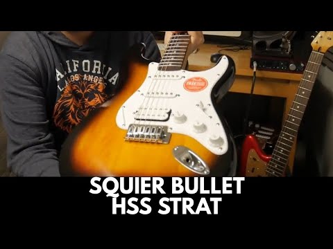 Squier by Fender Bullet Strat HSS Review