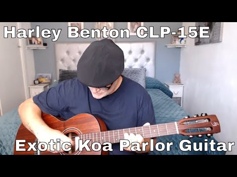 Harley Benton Custom Line CLP-15E Exotic Koa Parlor Guitar Review