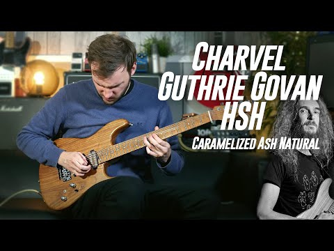 CHARVEL Sig Guthrie Govan HSH | Caramelized Ash/Flame Maple, Natural