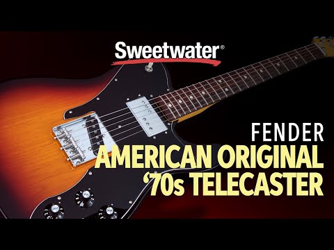 Fender American Original &#039;70s Telecaster Custom Guitar Demo