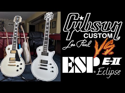 Gibson Custom Shop Les Paul vs ESP E-II Eclipse Tone Comparison