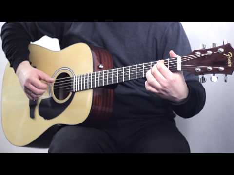 Fender FA-125 acoustic guitar :: Demo, Soundcheck