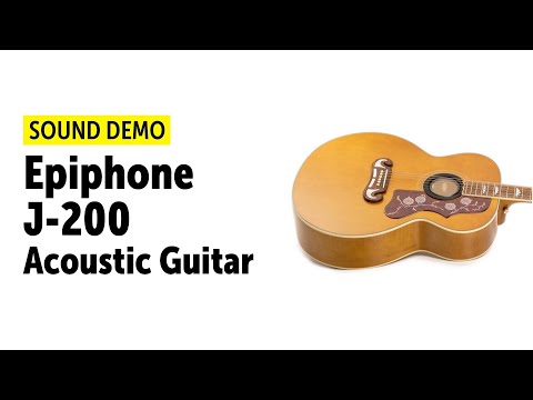 Epiphone | Inspired by Gibson | J-200 - Sound Demo (no talking)
