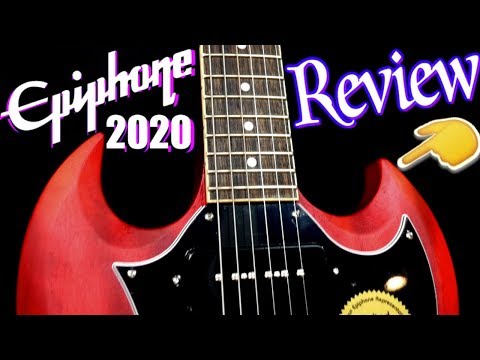 Is the Hype Real? | 2020 Epiphone SG Classic Worn P90 Cherry | Review + Demo