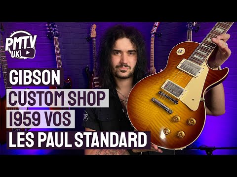 Gibson Custom 1959 VOS Les Paul Standard - Iced Tea Burst - Review &amp; Demo!