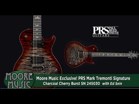 Demo of PRS Mark Tremonti Signature Guitar Charcoal Cherry Burst