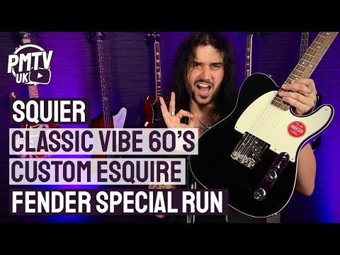 Squier 60&#039;s Custom Esquire! - &#039;Fender Special Run&#039; Single Pickup Tele - Review &amp; Demo!
