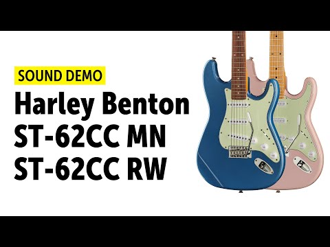 Harley Benton ST-62CC MN &amp; ST-62CC RW - Sound Demo (no talking)