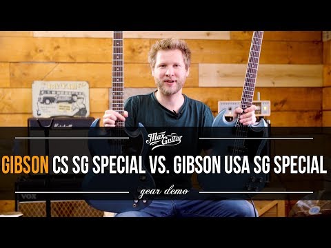 Gibson USA SG Special versus Gibson Custom Shop SG Special. Demo!