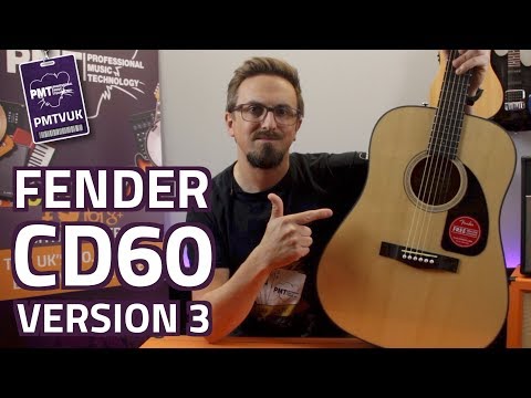 Fender CD60 V3 Dreadnought Acoustic - Review &amp; Demo