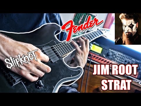 2018 FENDER STRATOCASTER JIM ROOT DEMO