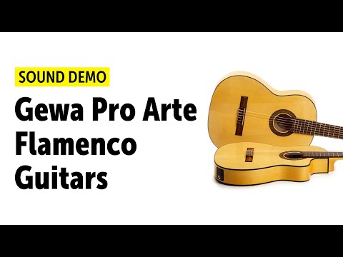 Gewa Pro Arte Flamenco Guitars - Sound Demo (no talking)