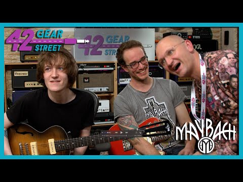 Live at 42 Gear Street!! Checking out KILLER Maybach Guitar&#039;s! - T61 Tele and PROTOTYPE Little Wing