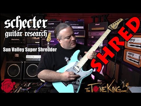 Schecter Sun Valley Super Shredder Guitar - Demo &amp; Review