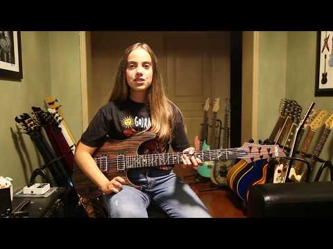 Schecter C1 Exotic Ebony - Full Review &amp; Demo - Anastasia B - A 14 year old&#039;s point of view