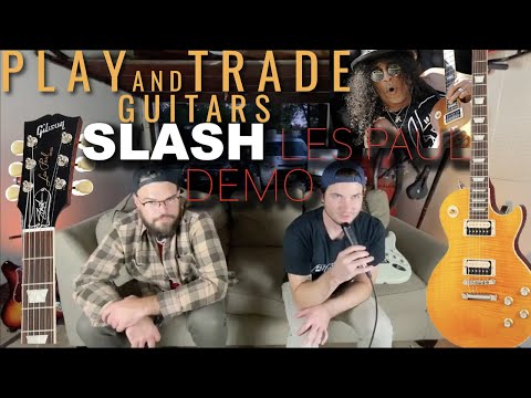 Gibson 2020 Slash Les Paul Standard RAW REACT // Play and Trade HQ Appetite AMBER Guitar Demo 🎩 🎸