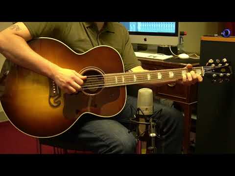 Gibson SJ-200 Studio Acoustic Guitar Demo