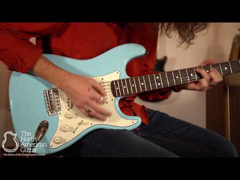 Maybach Stradovari S61 Caddy Blue Aged Electric Guitar Played By Brian Love (Part One)