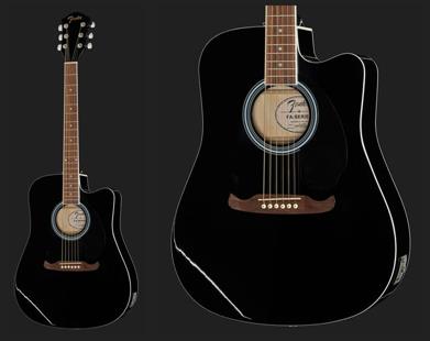 Guitare Fender FA-125CE Blk Bundle , Avis, Test