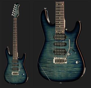 Harley  Benton Fusion Ⅲ HSH Fusion-III HSH Roasted FBLB - Harley Benton