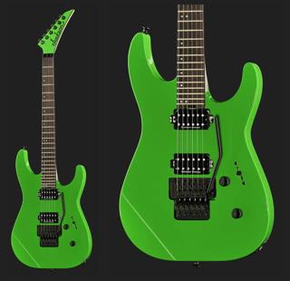 review jackson-pro-dk2-dinky-slime-green