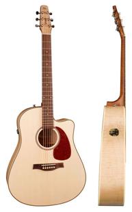 review seagull-performer-cw-flame-maple-qit