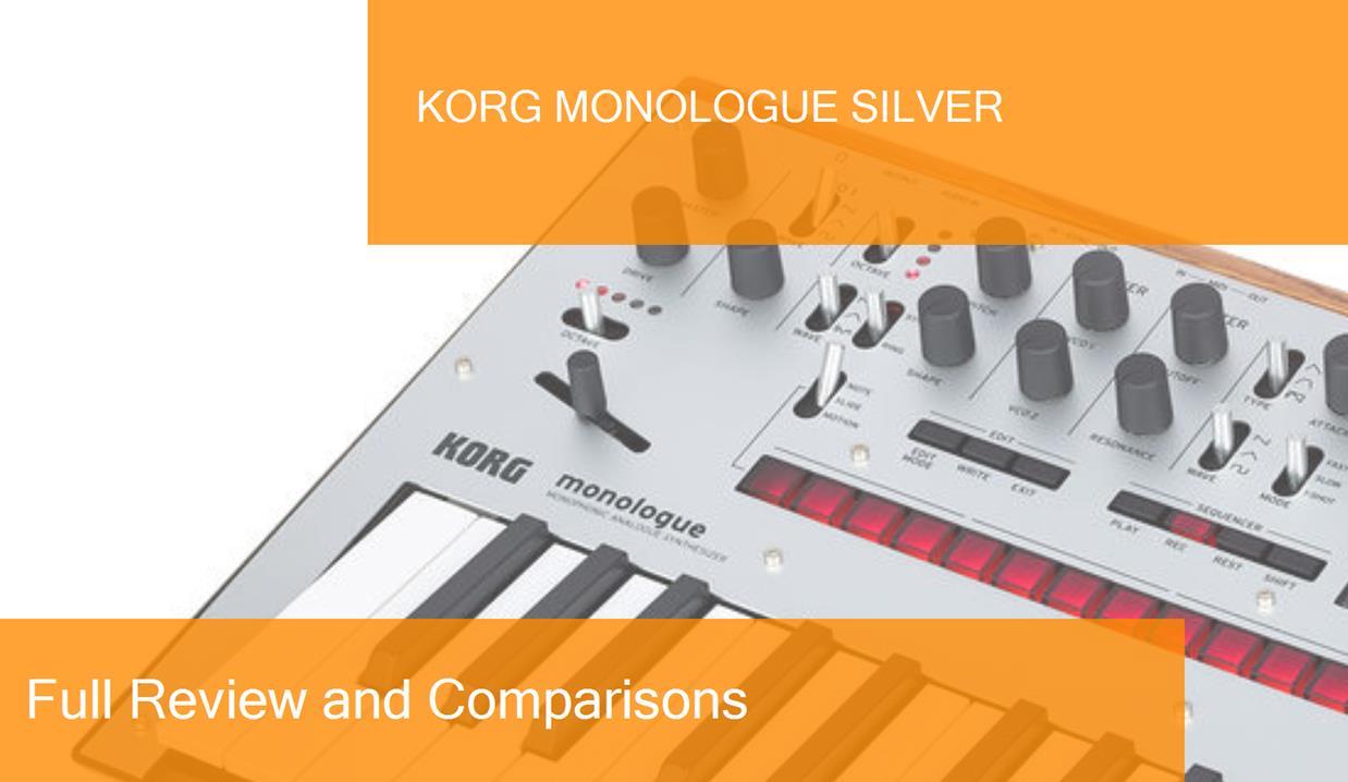Review Synthesizers Korg Monologue Silver. Where to buy it?