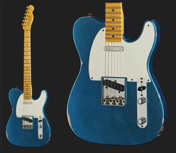 review fender-55-tele-aged-blue-sparklerelic review fender-55-tele-aged-blue-sparklerelic