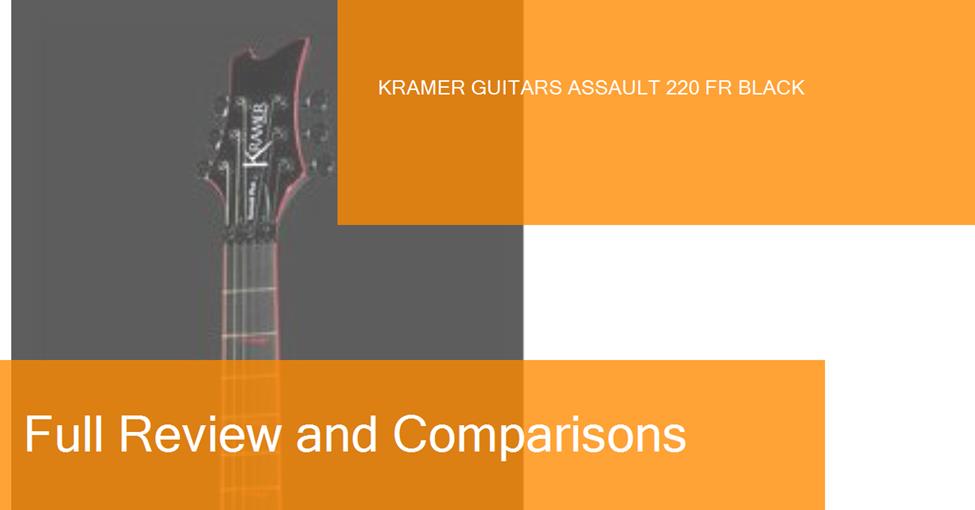 kramer guitars assault 220 fr black