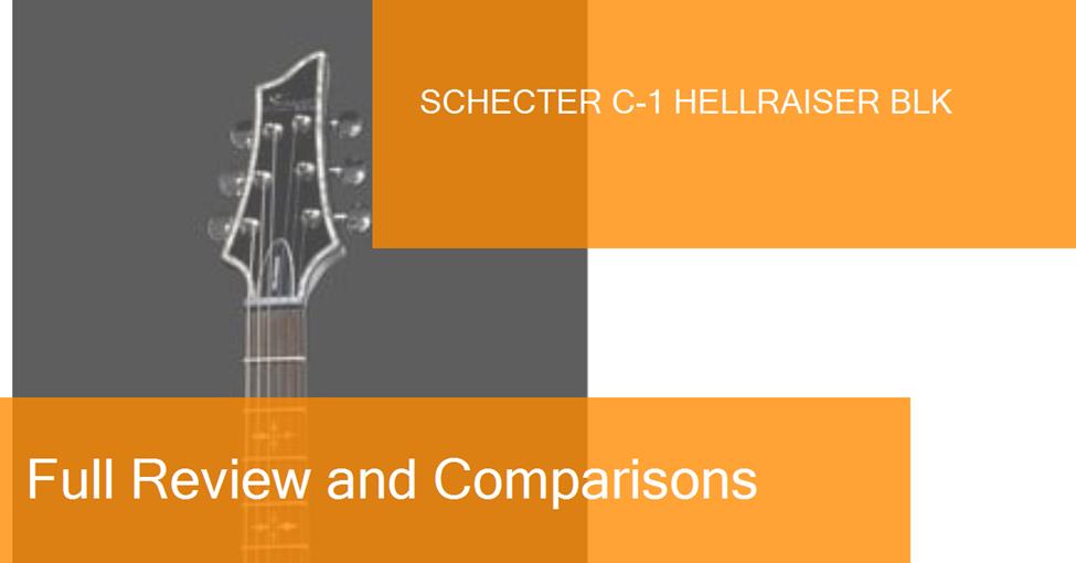 middle-schecter-c-1-hellraiser-blk-preview-naranja-blanco-ampliada