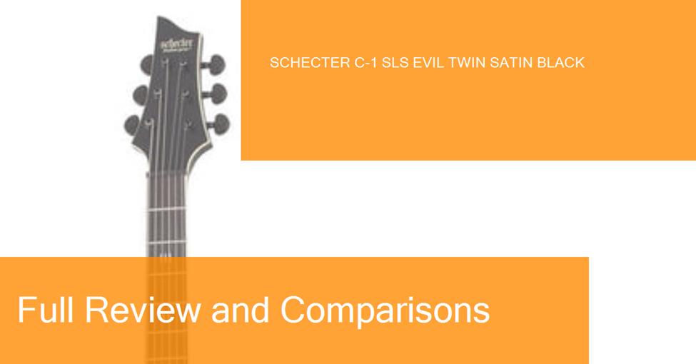 middle-schecter-c-1-sls-evil-twin-satin-black-preview-naranja-blanco-ampliada