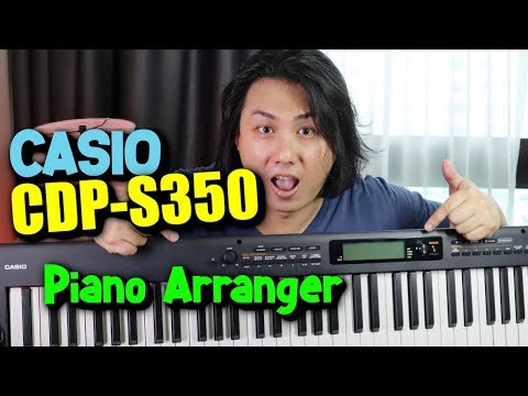 CASIO CDP-S350 Arranger Piano Keyboard Review &amp; Demo, Tones &amp; Rhythms