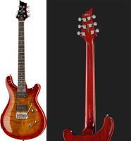 review harley-benton-cst-24t-p90-paradise-flame