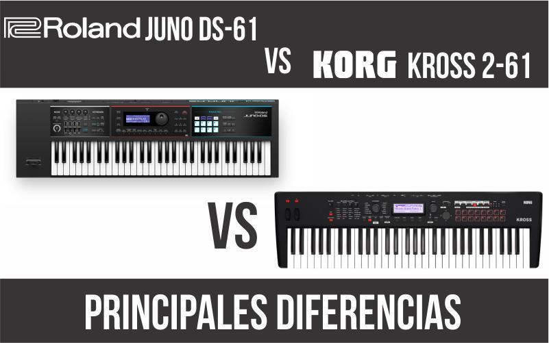 Roland Juno DS61 vs Korg Kross 2 61