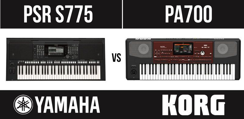 Yamaha PSR S775 vs Korg PA700